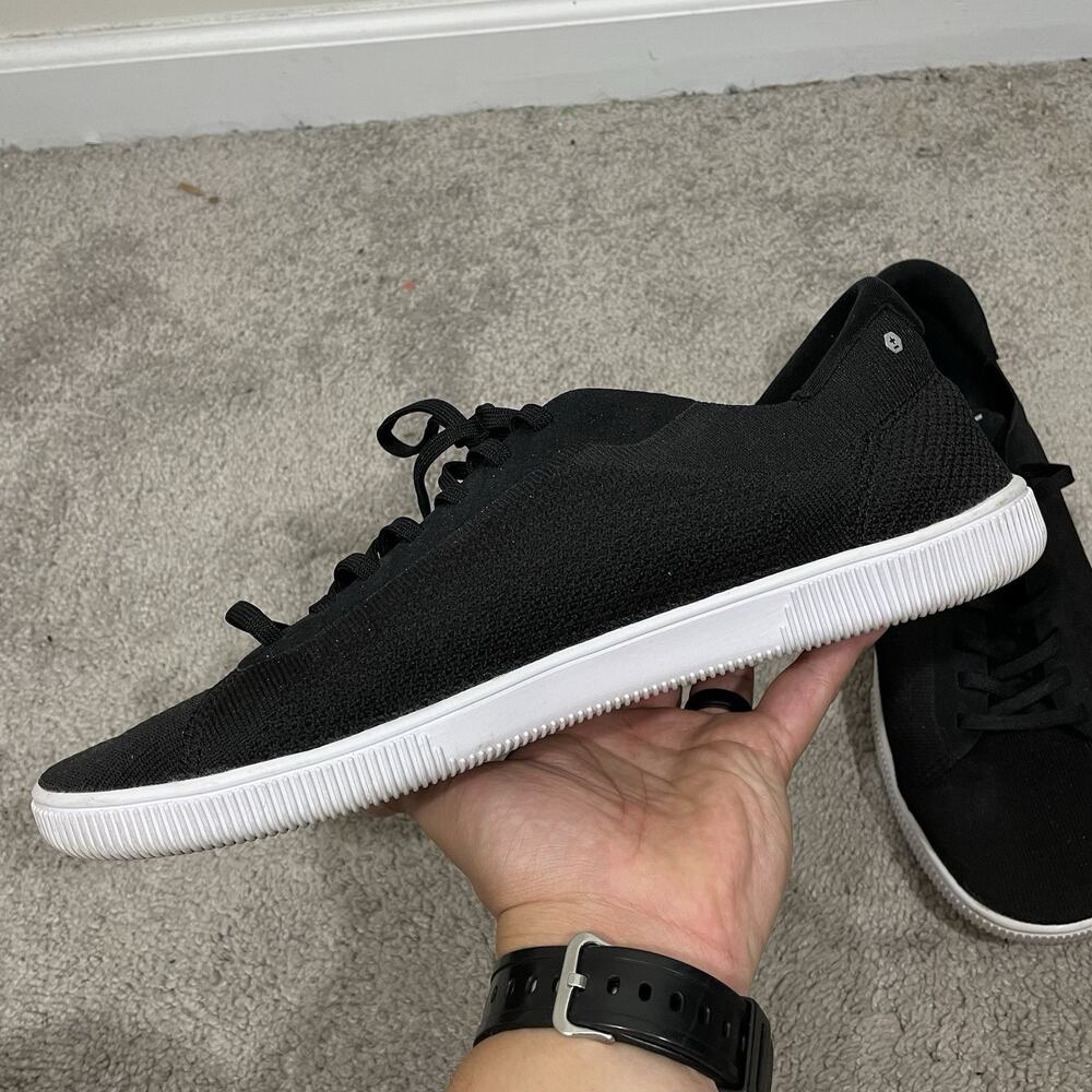 Flux Footwear Adapt Trainer Black Knit White Sole Mens Size 13 - Picture 2 of 8